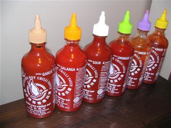 Sriracha chili sauces