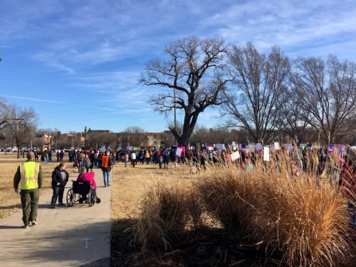 Women's March in Wichita, and Protest Anxiety 2